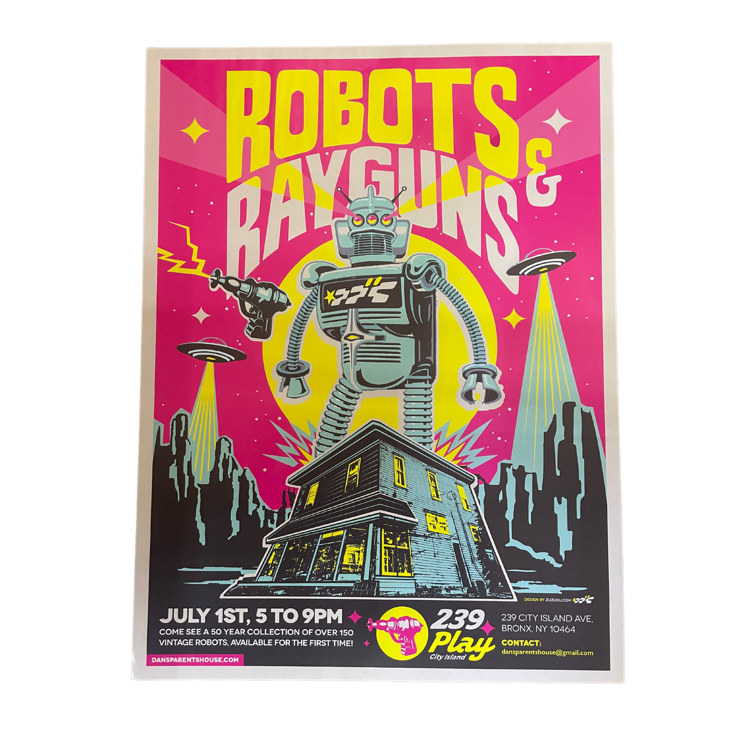 Robots & Rayguns Poster