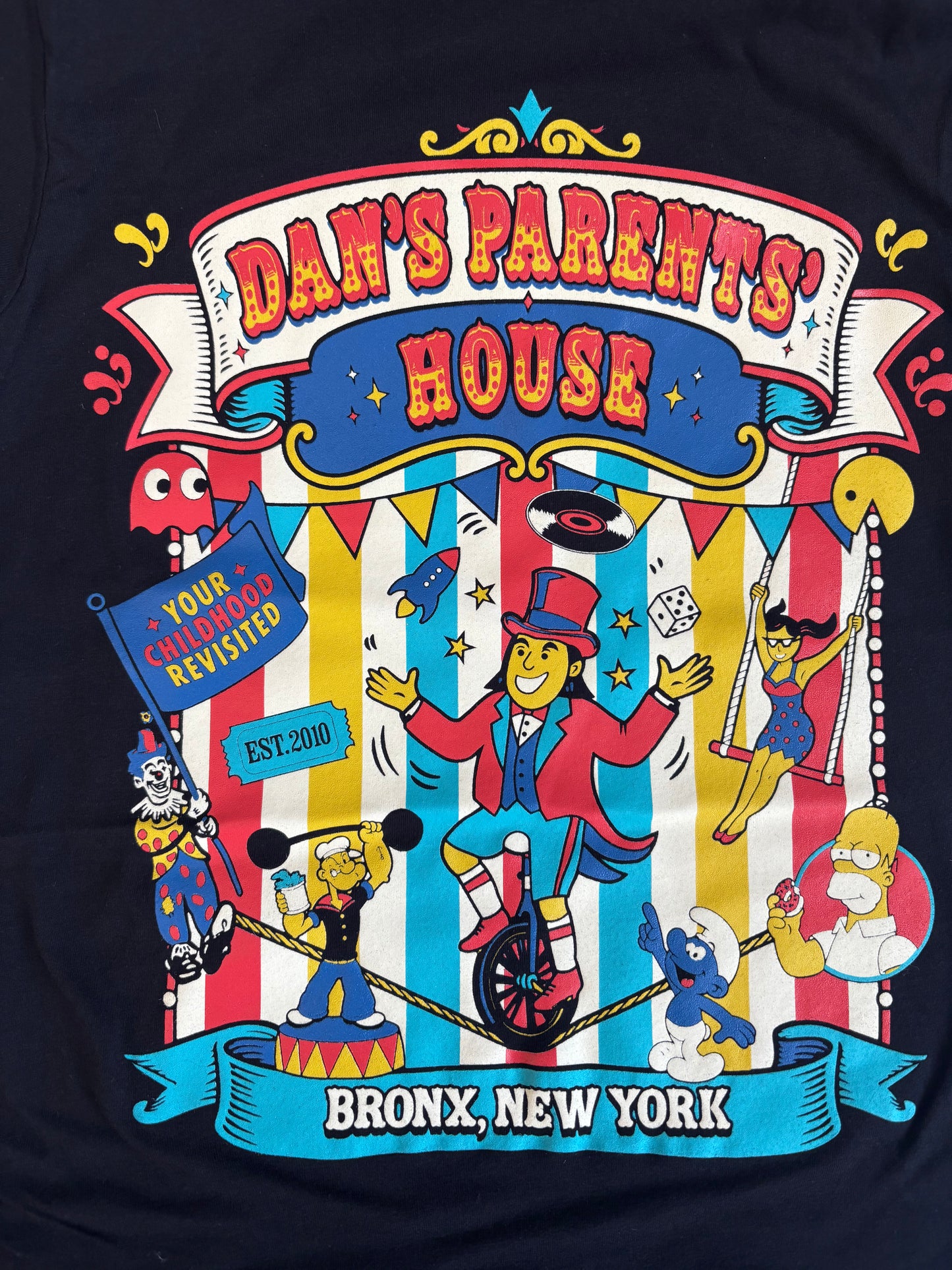 dAN's Parents' House Circus Tee - Black