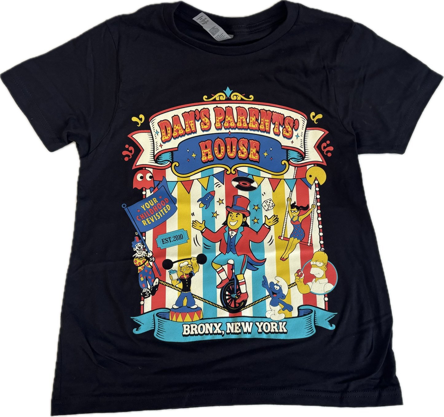 dAN's Parents' House Circus Tee - Black