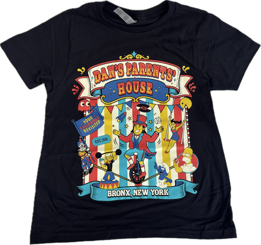 dAN's Parents' House Circus Tee - Black