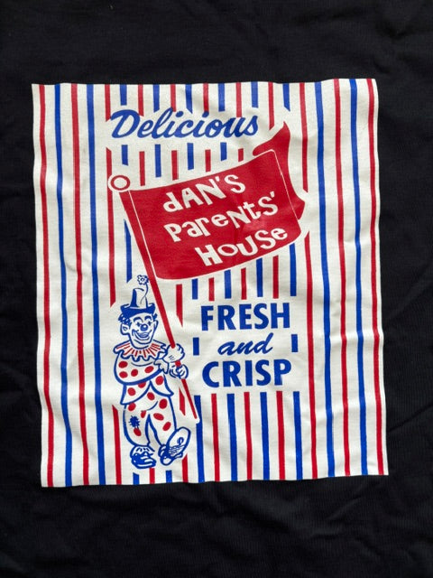 Popcorn Tee - Black or Red