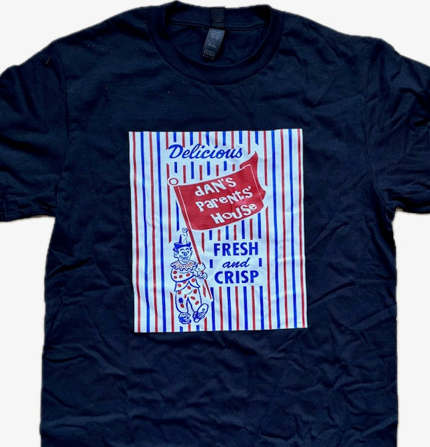 Popcorn Tee - Black or Red