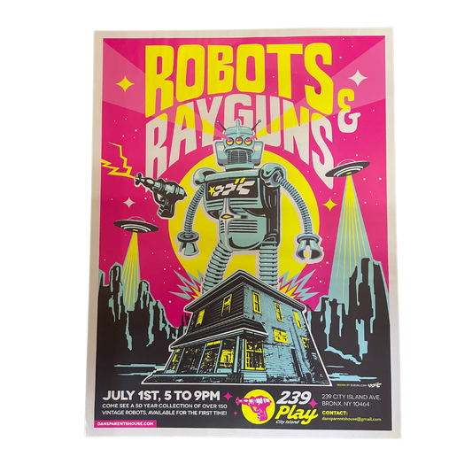 Robots & Rayguns Poster