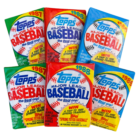 Topps Baseball Trading Cards - 6 pack